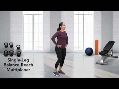 How to do a  Single Leg Balance Reach Multiplanar