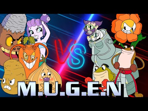 Root Pack & Mr Wheezy & Cala Maria vs Dr Kahl's Robot & Cagney Carnation & Ribby and Croaks - Mugen