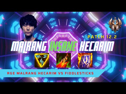 MALRANG IS INSANE ON HECARIM! - RGE Malrang Plays Hecarim Jungle vs Fiddlesticks! | LoL Patch 12.2
