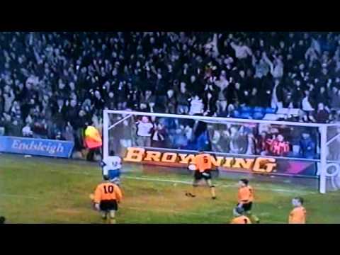 Luton Town 2-3 Wolves:League:Scott Oakes:Dwight Marshall 10th Dec 1995