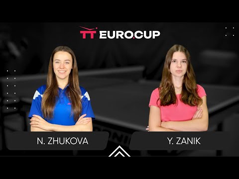 11:15 Nadiia Zhukova - Yulianna Zanik 10.09.2025 TT Euro.Cup Women Ukraine Star TABLE 3