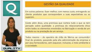 Video Aula Gestão da Qualidade [ QUALITV ]