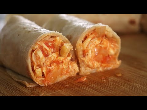 Receta de burritos de pollo 🍗 ¡FÁCIL Y DELICIOSOS! 😋