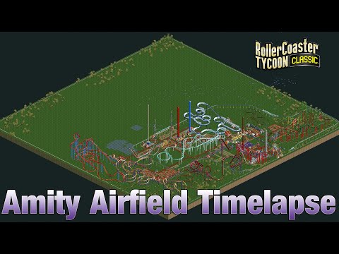 Roller Coaster Tycoon Classic Amity Airfield Timelapse