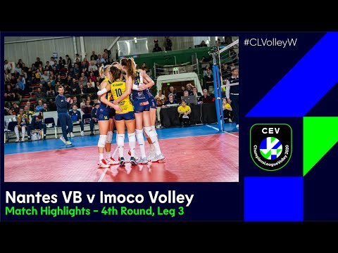 #CLVolleyW| Nantes VB v Imoco Conegliano - Match Highlights
