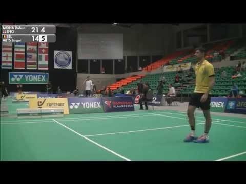 Rohan Midha vs Birger Abts (MS, Qualifying) - 2015 Belgian International