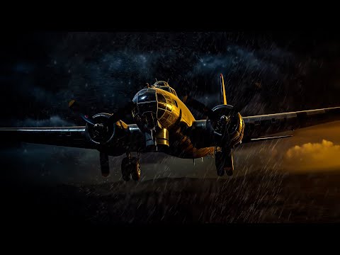 Listen B-17 Fortress Bomber Sound for Relax | 10 HOURS | BLACK SCREEN