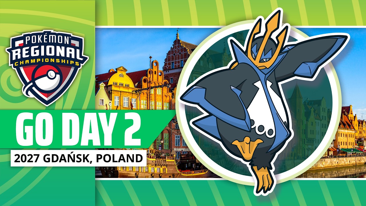 Vídeo: 🎬 GO Day 2 | 2027 Pokémon Gdańsk Regional Championships