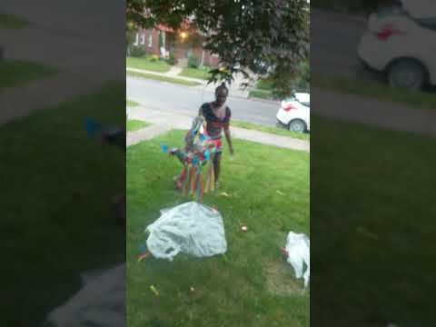 Break open the pinata