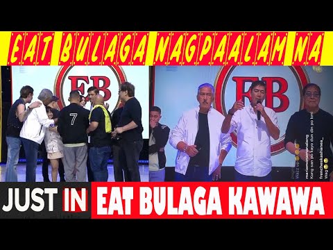 Eat Bulaga nagpaalam na po:   Evidence ng Eat Bulaga: Nakakalungkot lang