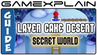 New Super Mario Bros. U - Secret World in Layer Cake Desert & Shortcut to Soda Jungle