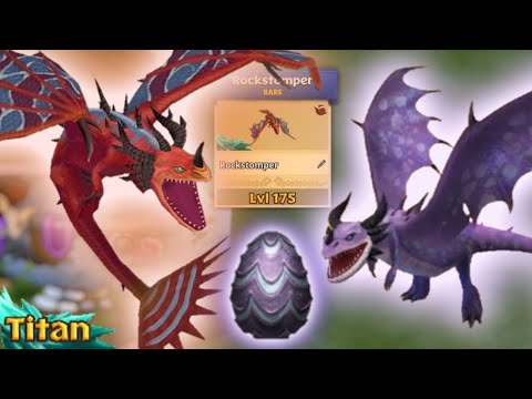 Rockstomper Max Level 175 Titan Mode | Dragons: Rise of Berk