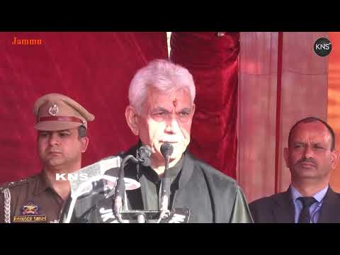 Lt Governor Manojsinha lays foundation stone to build houses in Udhampur, d...