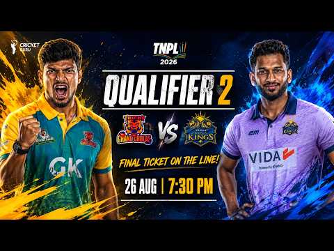 TNPL 2026: TGC vs VKK Qualifier 2 Prediction | Who Will Win?