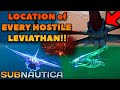 The LOCATION Of EVERY LEVIATHAN In Subnautica