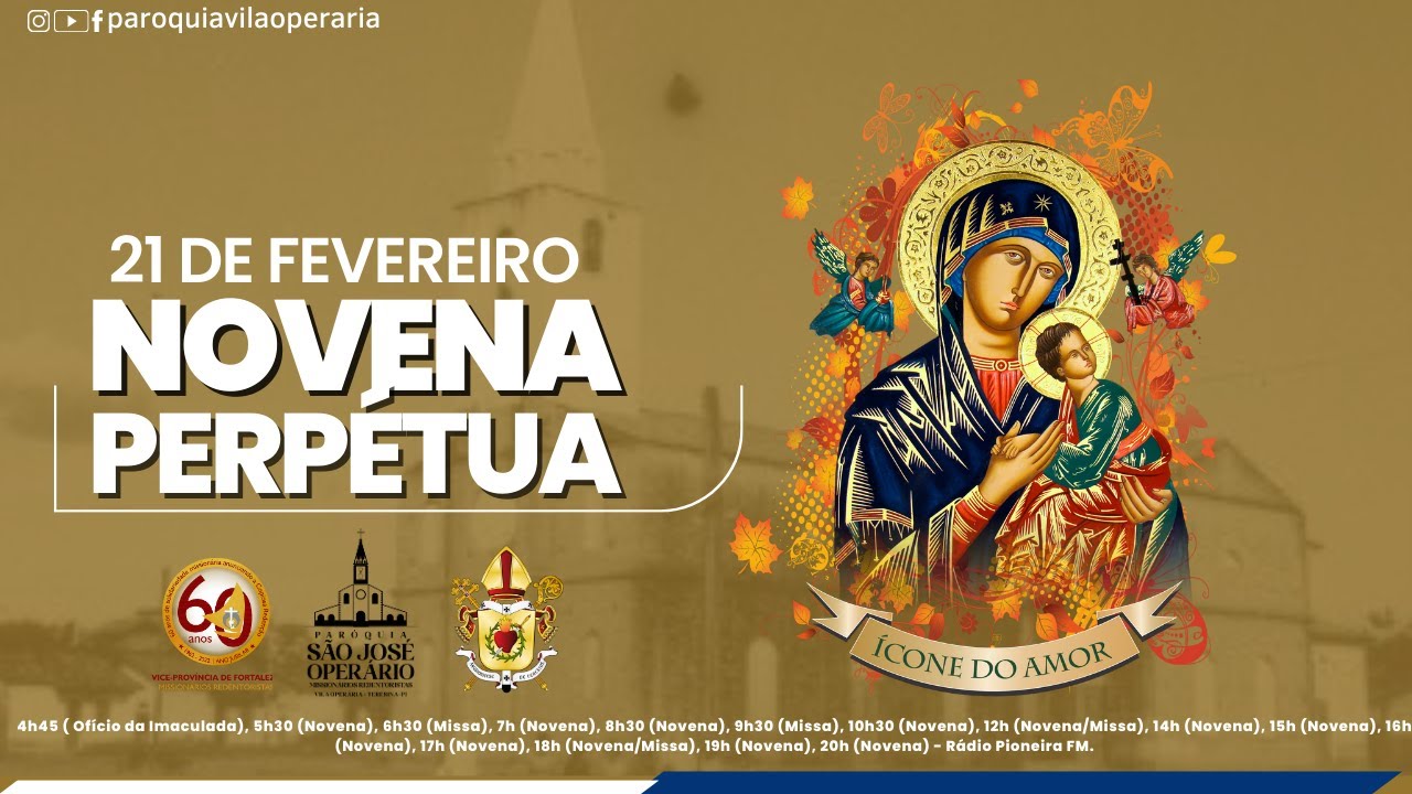 Novena Perpétua Nossa Senhora do Perpétuo Socorro, 21 de março
