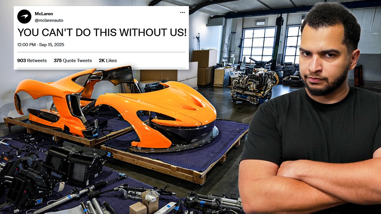 Building A $2,500,000 McLaren P1 From Scratch In 7 Days