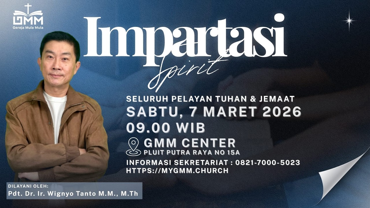 Lidah Pelayan Tuhan – Pdt. Dr. Ir. Wignyo Tanto, M.M., M.Th (070326)