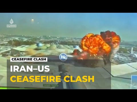 Rising tensions between Iran and the United States amid debate over a fragile ceasefire in the Gulf
