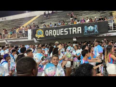 NOVO IMPÉRIO 2026: Orquestra Capixaba de Percussão no ensaio técnico (10/01/2026)