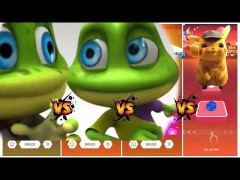 Paw Patrol vs Minions vs Crazy Frog vs Pikachu - Tiles Hop EDM Rush Cartoon