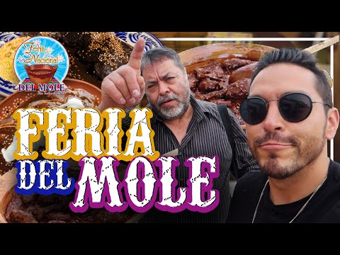 My dad tries all the moles at the Mole Fair