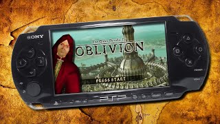 Oblivion on PSP (It's Weird)