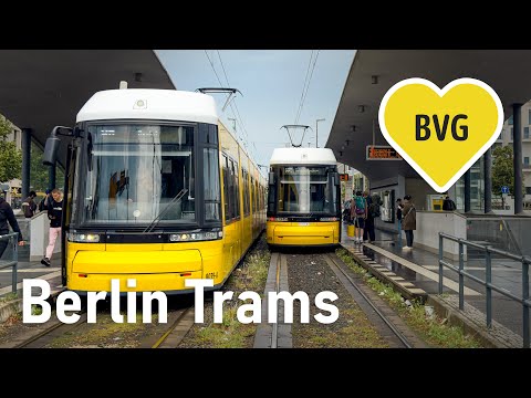 [4K] 🇩🇪 Berliner Straßenbahn | BVG