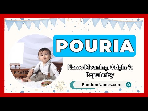 Pouria - Baby Boy Name Meaning, Origin & Popularity - RandomNames.com
