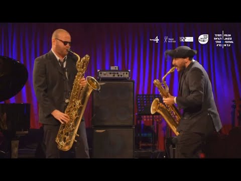 "Tzaneret" at Chopin Jazz Marathon Polish Jazz Fest in TLV. Chopin - Funeral March Bari Duo צנרת