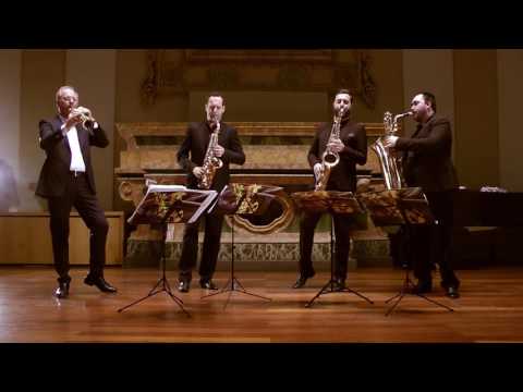 Federico Mondelci Italian saxophone Quartet / BARBER, Adagio op. 11 (1936)