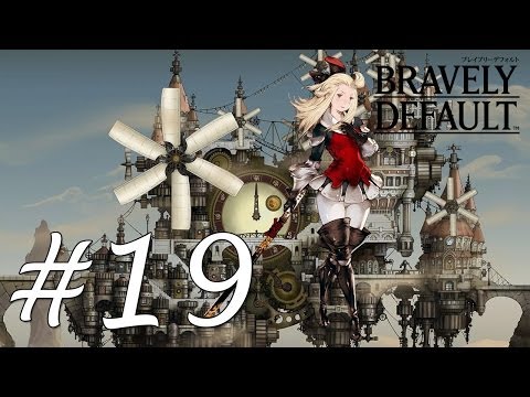 Bravely Default Gameplay Walkthrough Part 19 - Temple of Wind: Orthos Boss [English][N3DS]