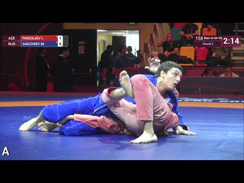 Round 2 Men-Gi - 66 kg: I. FARZALIEV (AZE) v. M. GADZHIEV (RUS)