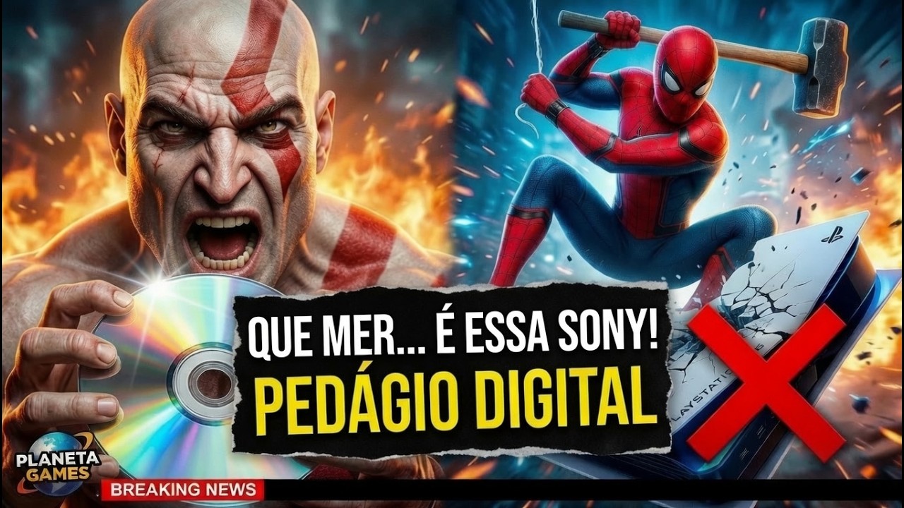 FINALMENTE! SONY RESPONDE Sobre DISCOS e Preço REAL do PS6! + PEDÁGIO DIGITAL Crunchyroll!