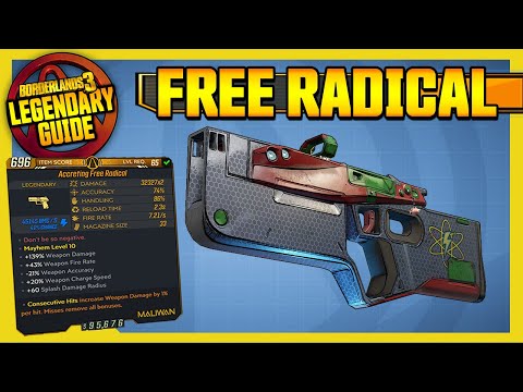 Borderlands 3 | FREE RADICAL - DLC 6 Legendary Weapons Guide