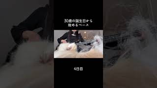 犬が映りこみましたごめんなさい #100日後に上手くなるベーシスト #30歳から始めるベース #30歳