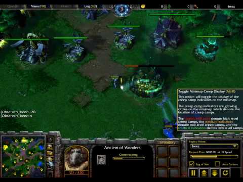 aAa vs EG 2v2 Game Five WC3L Gnoll Wood