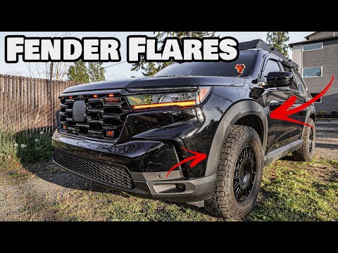 Easy way to install OEM Honda Pilot Trailsport Wider Fenders. No Holes or taking out the Bumper