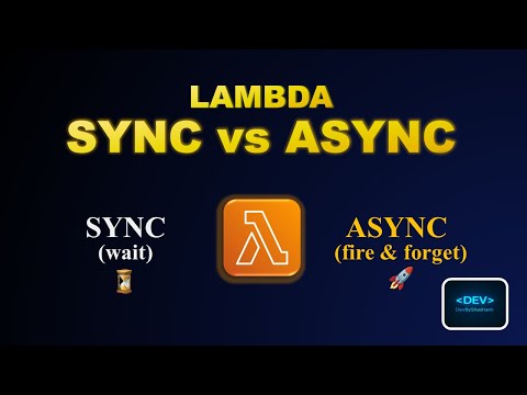 Aws Lambda Sync Vs Async Explained How Lambda Actually Works Real Examples