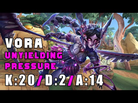 Vora (Unyielding Pressure) 20 kills  2 deaths 14 assist