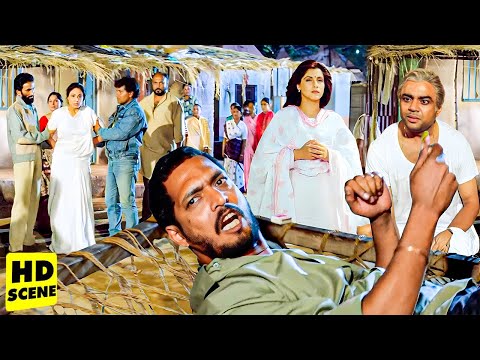 कुत्ते की तरह जीने की आदत पड़ी है सबको.. गरीबी की मौत मरेंगे साले | Nana Patekar Dialogues Krantiveer