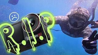 I took my friend spearfishing...then camera died.