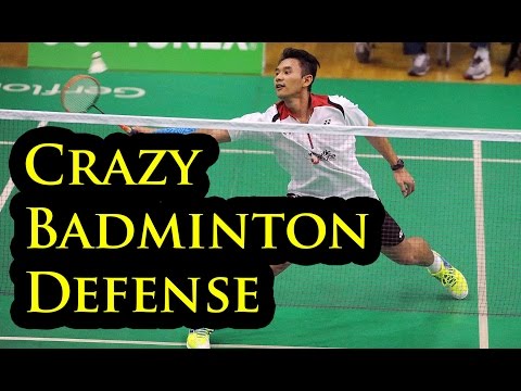 Crazy Badminton Defense - How to return smash easily - Indra Bagus Ade Chandra