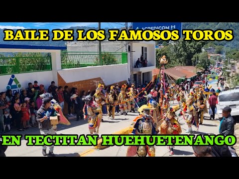 Baile de los famosos toros en tectitan Huehuetenango feria 🎡 inaugural 2023