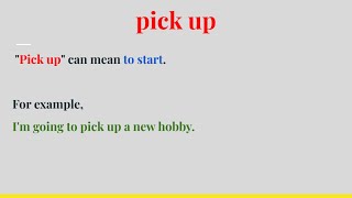 pick up