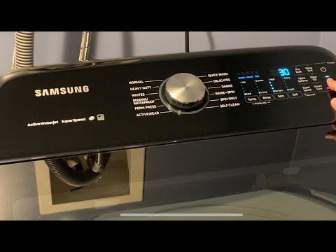 Samsung ActiveWaterjet SuperSpeed WA52DG5500AV (2019) Washing Machine - Review & Demonstration