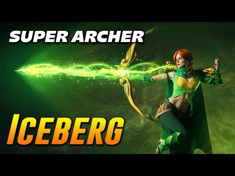 Iceberg Windranger Super Archer DOTA 2
