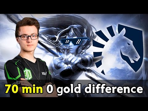 70 min 0 gold difference — epic game Liquid vs VG