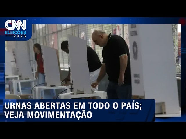 Eleições 2026: urnas abrem para votação em todo o país | CNN ELEIÇÕES
