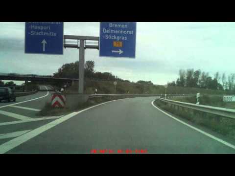 Autobahn 28 Richtung Oldenburg (Ausfahrt Dreieck Delmenhorst)